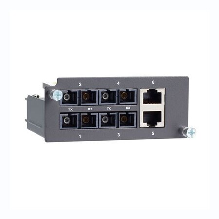 Moxa Fast Eth. Module W/ 4 Single-Mode 100BasefxPorts W/ Sc, Pm-7200-4Ssc2Tx PM-7200-4SSC2TX